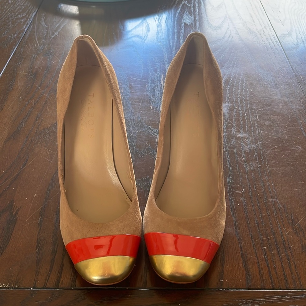 *Never Worn* suede pumps by Talbots (no box)